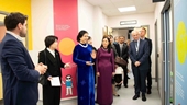 Party leader’s spouse visits Evelina London Children’s Hospital